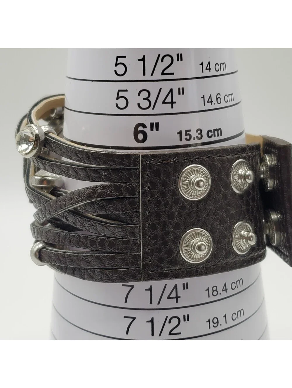 Maunces Womens Quartz Watch Strip Leather Cuff  New Battery